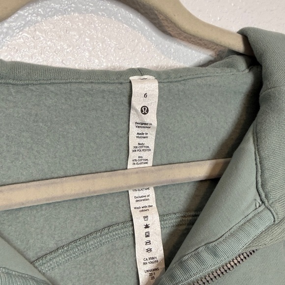 Lululemon Scuba Hoodie *Light Cotton Fleece Size 6 - Picture 3 of 6